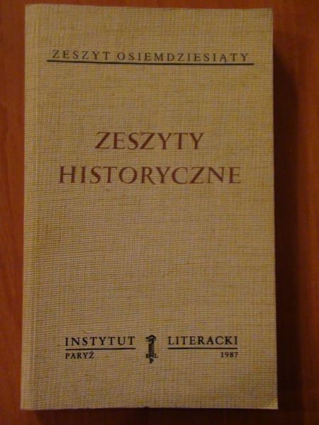 Zeszyty Historyczne Zeszyt 80