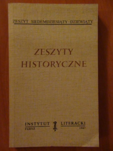 Zeszyty Historyczne Zeszyt 79