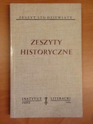 Zeszyty Historyczne Zeszyt 109