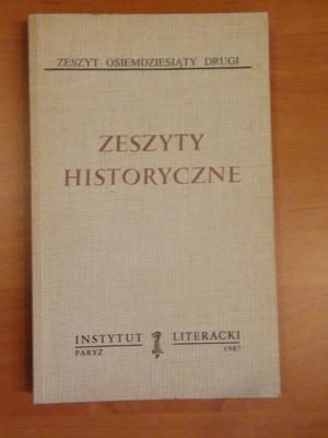 Zeszyty Historyczne Zeszyt 82