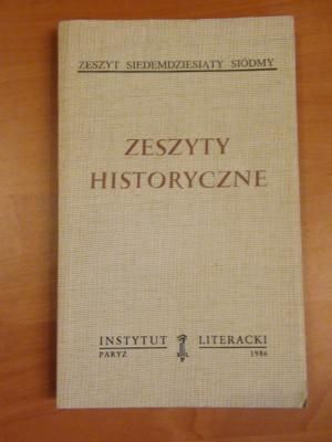 Zeszyty Historyczne Zeszyt 77