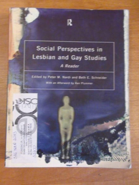 Nardi Peter,   - Social perspectives in lesbian and gay studies