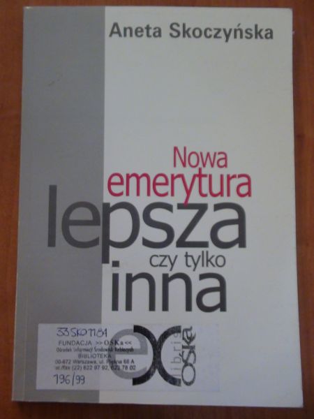 Nowa emerytura. Lepsza czy tylko inna
