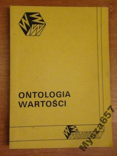 ONTOLOGIA WARTOŚCI red. Józef Lipiec