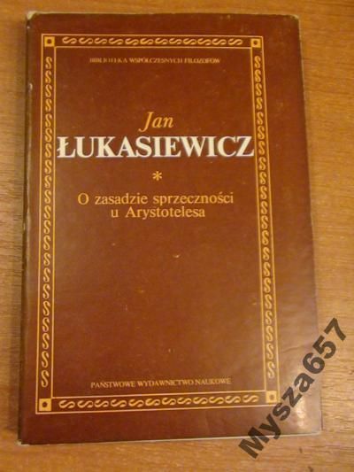 O zasadzie sprzeczności u Arystotelesa