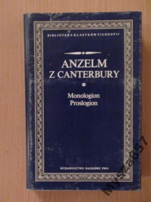 Monologion Proslogion