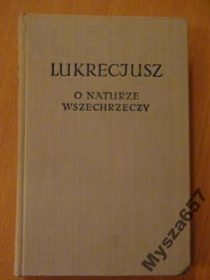 Lukrecjusz  - O naturze wszechrzeczy BKF