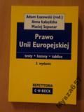 Łazowski Adam (red.) - Prawo Unii Europejskiej. Testy, kazusy, tablice