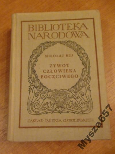 Żywot Człowieka Poczciwego  Bn