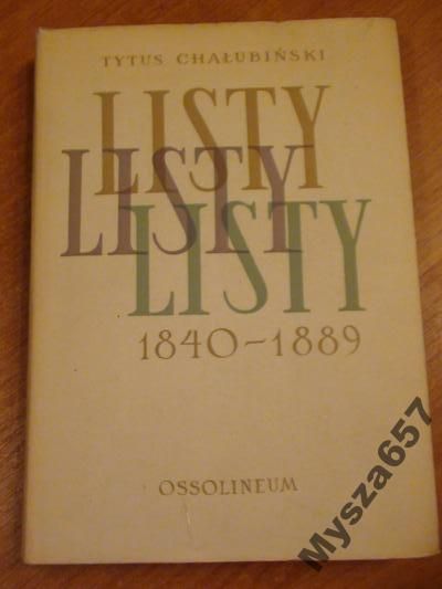 Chałubiński Tytus - Listy