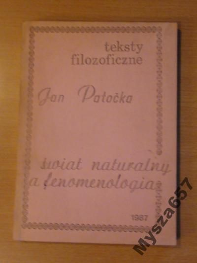 Świat Naturalny A Fenomenologia