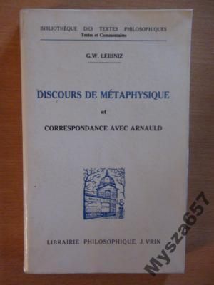 Discours de metaphysique