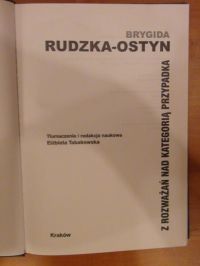 Z rozważań nad kategorią przypadka