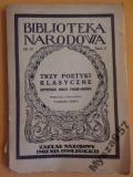 rzy poetyki klasyczne Arystoteles, Horacy, Pseudo-Longinos