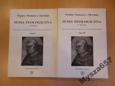 Św.   Akiwinu SUMA TEOLOGICZNA T. I,II