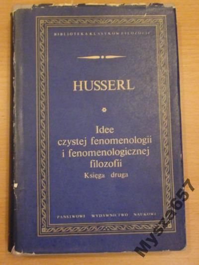 Idee Czystej Fenomenologii Księga 2 Bkf
