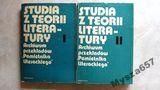 Głowiński Michał (red.) - Studia z teorii literatury. Archiwum przekładów "Pamiętnika literackiego" TOM I-II