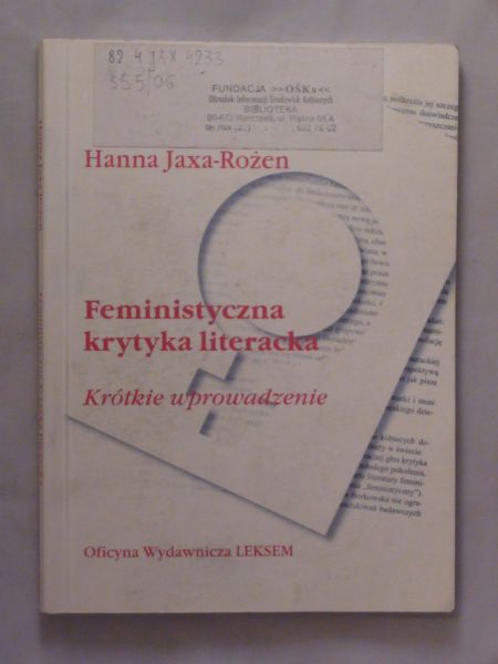 Feministyczna krytyka literacka