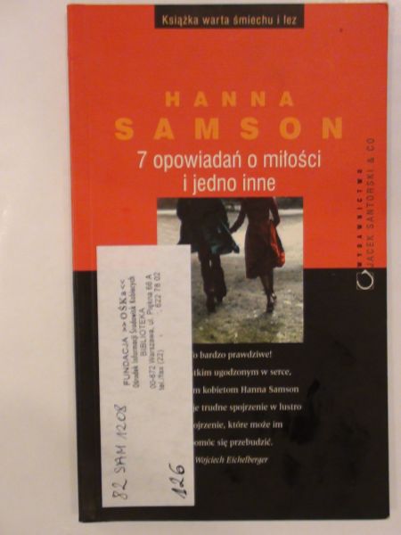 Samson Hanna - 7 opowiadań o miłości i jedno inne
