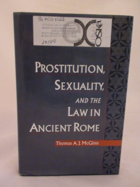 Prostitution, sexuality and the law in ancient Rome