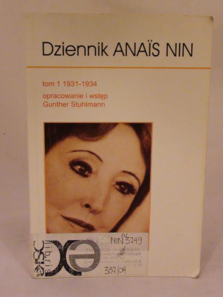 (red.) - Dziennik Anais Nin Tom I