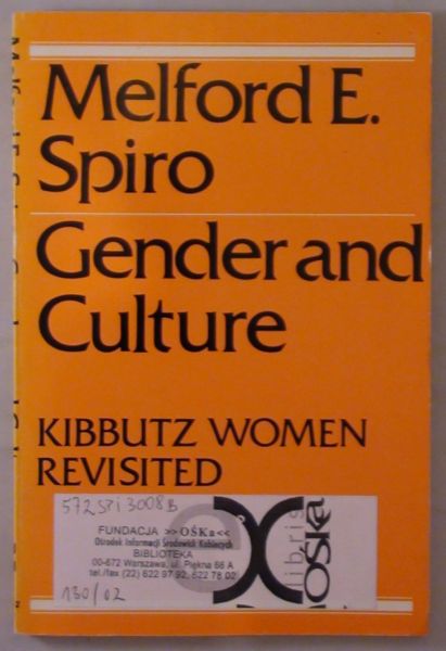 E. - Gender and Culture