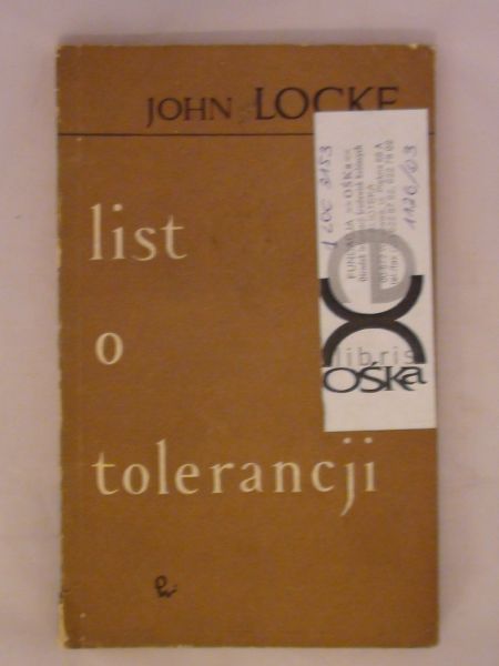 List o tolerancji