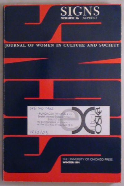 Signs: Journal of Women in Culture and Society, Volume 16, Number 2