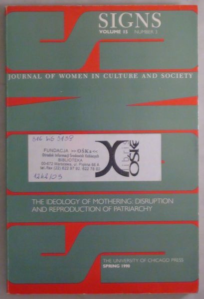 Signs: Journal of Women in Culture and Society, Volume 15, Number 3