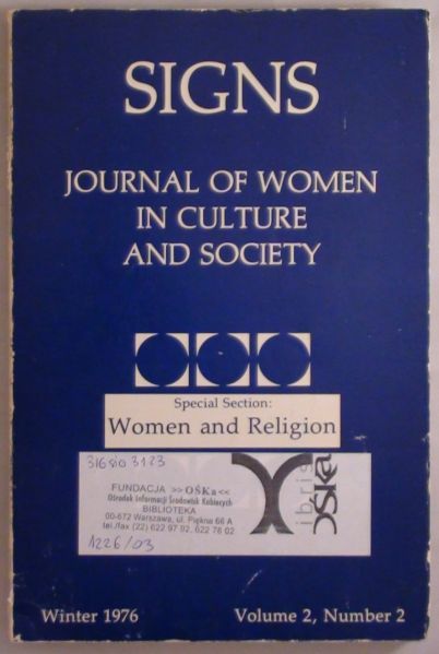 Signs: Journal of Women in Culture and Society, Volume 2, Number 2