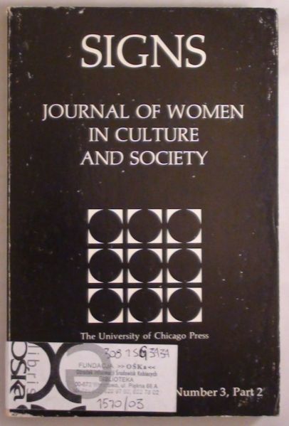 Signs: Journal of Women in Culture and Society, Volume 1, Number 3, Part 2