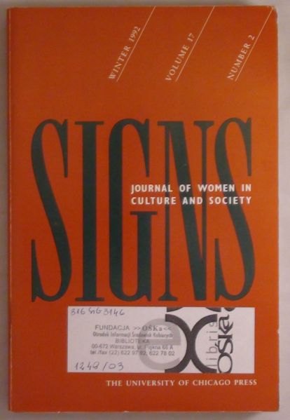 Signs: Journal of Women in Culture and Society, Volume 17, Number 2