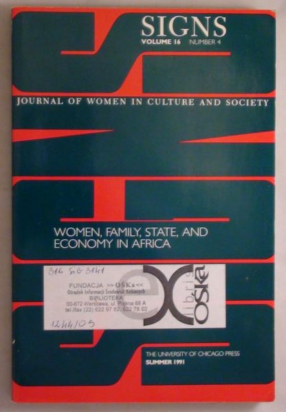 Signs: Journal of Women in Culture and Society, Volume 16, Number 4
