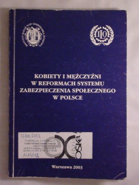 Kobiety i mężczyźni w reformach systemu zabezpieczenia społecznego w Polsce