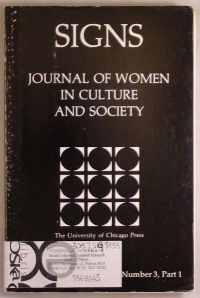 Signs: Journal of Women in Culture and Society, Volume 1, Number 3, Part 1