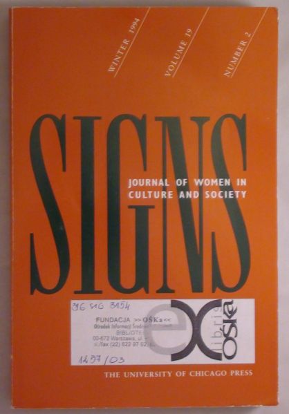 Signs: Journal of Women in Culture and Society, Volume 19, Number 2