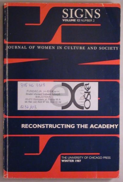 Signs: Journal of Women in Culture and Society, Volume 12, Number 2