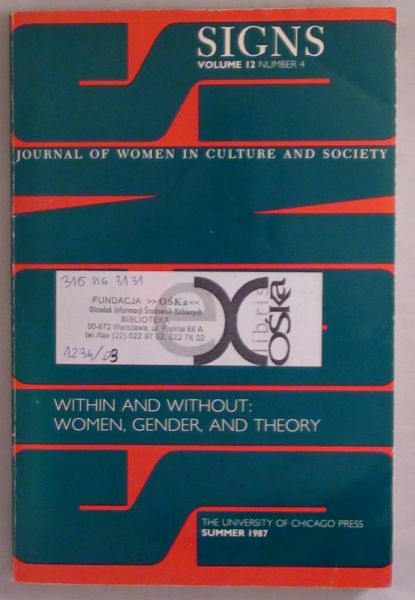 Signs: Journal of Women in Culture and Society, Volume 12, Number 4