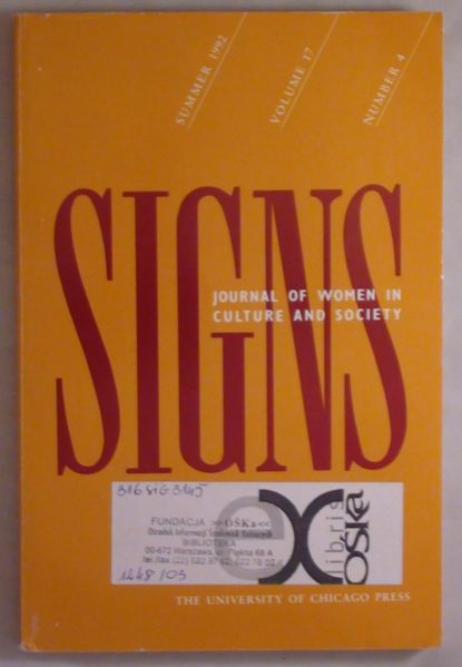 Signs: Journal of Women in Culture and Society, Volume 17, Number 4