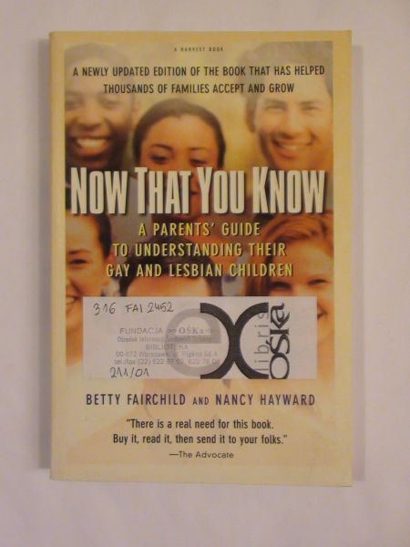 Fairchild Betty,   - Now that you know
