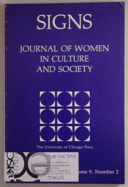 Signs: Journal of Women in Culture and Society, Volume 9, Number 2