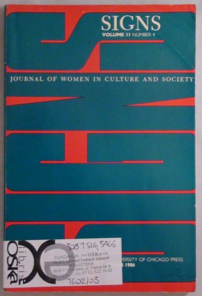 Signs: Journal of Women in Culture and Society, Volume 11, Number 4