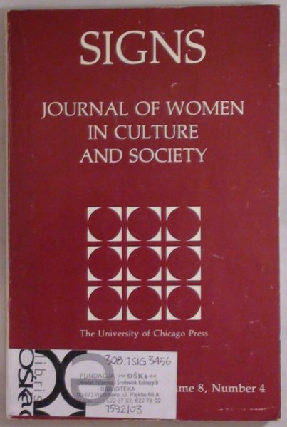 Signs: Journal of Women in Culture and Society, Volume 8, Number 4