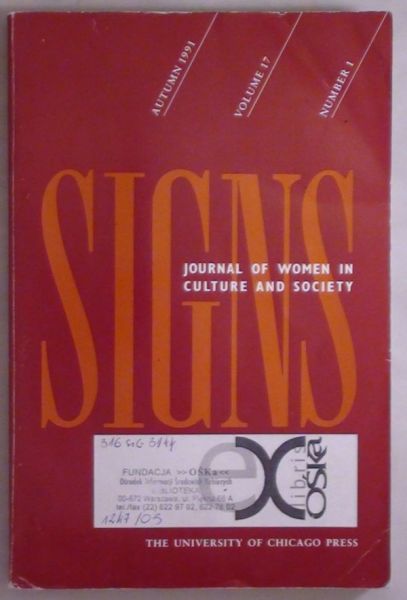 Signs: Journal of Women in Culture and Society, Volume 17, Number 1