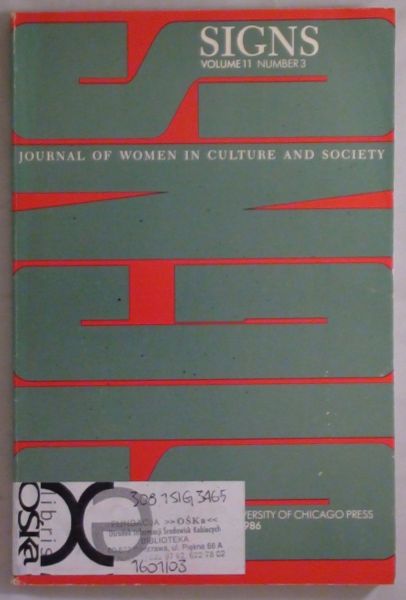 Signs: Journal of Women in Culture and Society, Volume 11, Number 3