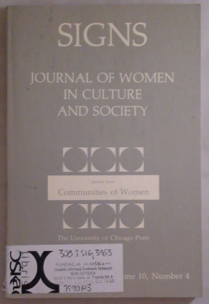 Signs: Journal of Women in Culture and Society, Volume 10, Number 4