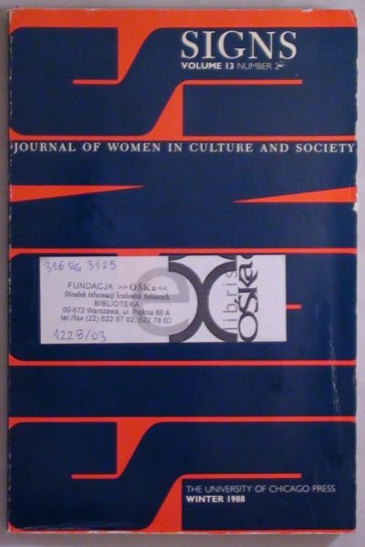 Signs: Journal of Women in Culture and Society, Volume 13, Number 2