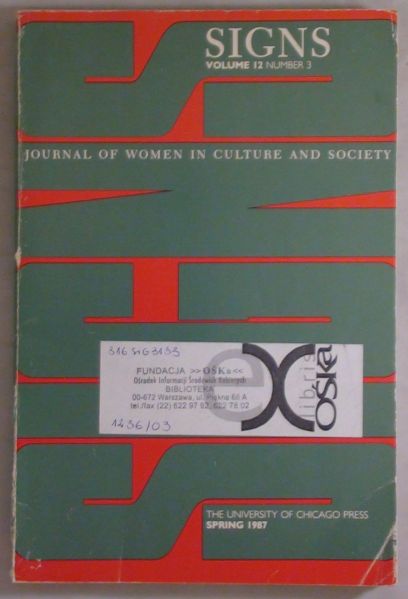 Signs: Journal of Women in Culture and Society, Volume 12, Number 3