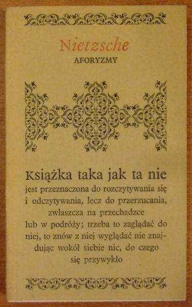Nitzsche  - Aforyzmy