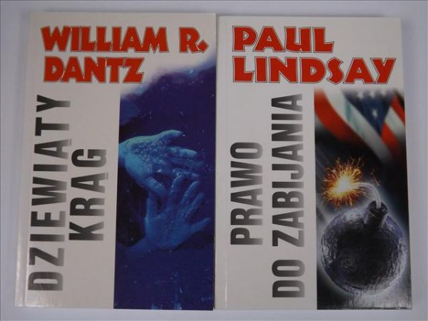 Dantz William R., Lindsay Paul - Dziewiąty krąg,  Prawo do zabijania, 2 książki